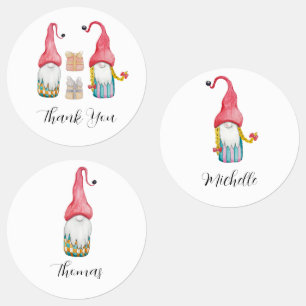 Gepersonaliseerde Schattigee Vintage Kerstcadeau G Labels