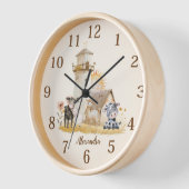 Gepersonaliseerde Schattigee Waterverf boerderijdi (Hoek)