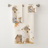 Gepersonaliseerde Schattigee Waterverf boerderijdi Bad Handdoek (Insitu)