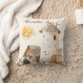 Gepersonaliseerde Schattigee Waterverf boerderijdi Kussen (Deken)