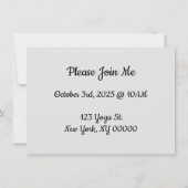 Gepersonaliseerde Schattigee Yoga Cat Thema Uitnod Kaart (Achterkant)