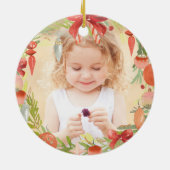 Gepersonaliseerde Schattigee zus cadeau | Big Sist Keramisch Ornament (Achterkant)