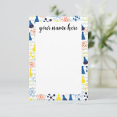 Gepersonaliseerde scheikunde leraar Notitiekaarten (Staand voorkant)