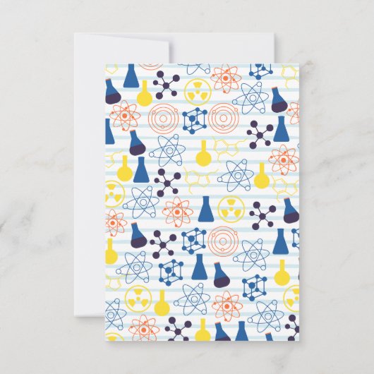 Gepersonaliseerde scheikunde leraar Notitiekaarten (Achterkant)