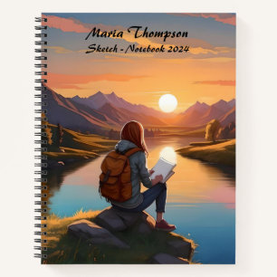 Gepersonaliseerde schets - Reizen - Notitieboek - 