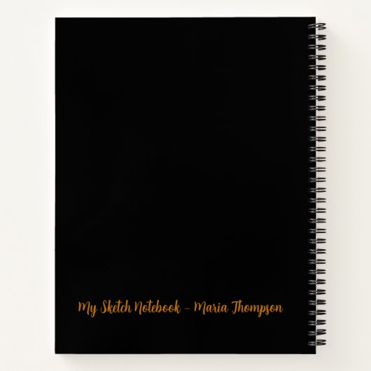 Gepersonaliseerde schets - Reizen - Notitieboek - (Achterkant)