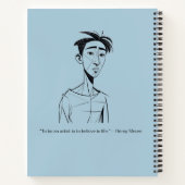 Gepersonaliseerde schetsen en krabbels Notitieboek (Achterkant)