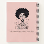 Gepersonaliseerde schetsen en krabbels Notitieboek (Achterkant)