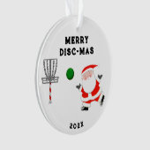 gepersonaliseerde schijf golf collectibel ornament (voorkant)