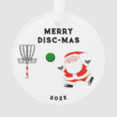 gepersonaliseerde schijf golf collectibel ornament (voorkant)