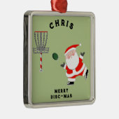 gepersonaliseerde schijf voor golf metalen ornament (Rechts)