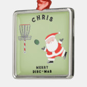 gepersonaliseerde schijf voor golf metalen ornament (Links)