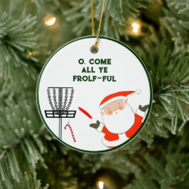 gepersonaliseerde schijf voor kerstmis keramisch ornament