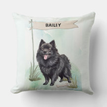 Gepersonaliseerde Schipperke-waterverf Honden Dekk