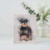 Gepersonaliseerde Schnauzer | Hond Birthday-kaart Kaart (Staand voorkant)