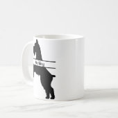 Gepersonaliseerde Schnauzer Pet Groomer Koffiemok (Voorkant links)