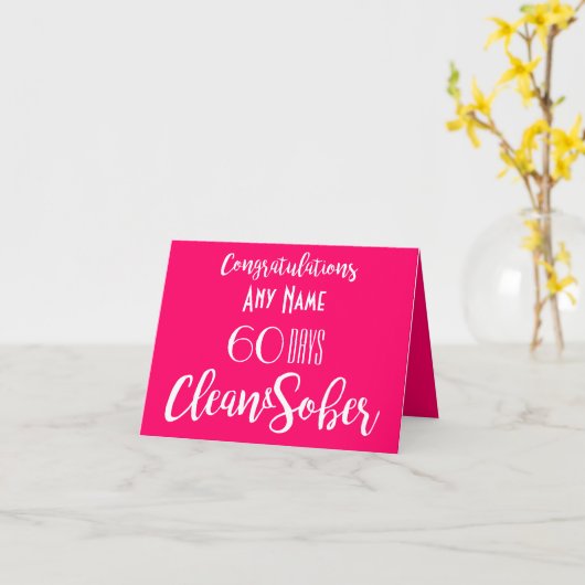 Gepersonaliseerde, schone en sobere 12-stappenmijl kaart (Gele Bloem)