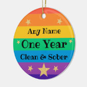 Gepersonaliseerde schone nuchtere nuchterheid keep keramisch ornament (Links)