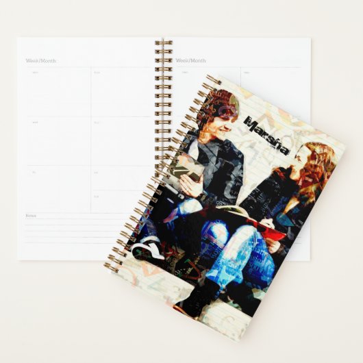 Gepersonaliseerde school Aangewezen Tiener Collage Planner (Display)