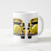 Gepersonaliseerde school bus grote koffiekop (Voorkant rechts)