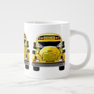 Gepersonaliseerde school bus grote koffiekop