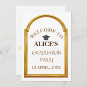 Gepersonaliseerde School College Afstuderen Vierin (Voorkant / Achterkant)