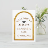 Gepersonaliseerde School College Afstuderen Vierin (Staand voorkant)