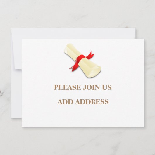 Gepersonaliseerde School College Afstuderen Vierin (Achterkant)