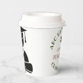 Gepersonaliseerde School College Afstuderen Vierin Papieren Bekers (Rechts)