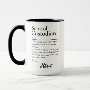 Gepersonaliseerde School Custodian Definition Mok