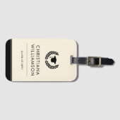 Gepersonaliseerde School en College Graduation Ele Bagagelabel (Voorkant (horizontaal))