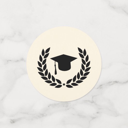 Gepersonaliseerde School en College Graduation Ele Confetti (Kleine voorkant)