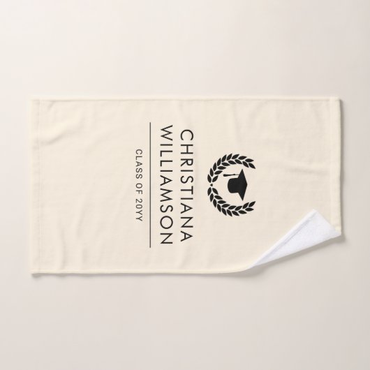 Gepersonaliseerde School en College Graduation Ele Handdoek (Handdoek)