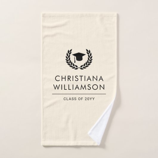 Gepersonaliseerde School en College Graduation Ele Handdoek (Handdoek)