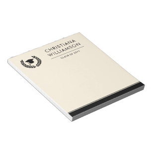 Gepersonaliseerde School en College Graduation Ele Notitieblok