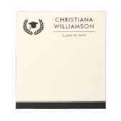 Gepersonaliseerde School en College Graduation Ele Notitieblok (Voorkant)
