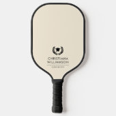 Gepersonaliseerde School en College Graduation Ele Pickleball Paddle (Achterkant)