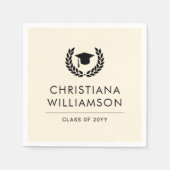 Gepersonaliseerde School en College Graduation Ele Servet (Voorkant)