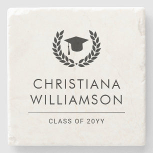Gepersonaliseerde School en College Graduation Ele Stenen Onderzetter