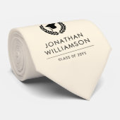 Gepersonaliseerde School en College Graduation Ele Stropdas (Opgerold)