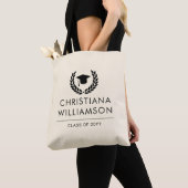 Gepersonaliseerde School en College Graduation Ele Tote Bag (Dichtbij)