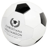 Gepersonaliseerde School en College Graduation Ele Voetbal (Drie kwart)