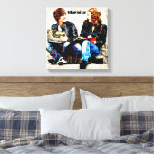 Gepersonaliseerde School Geëigend Tiener collage Canvas Afdruk (Insitu (Slaapkamer))