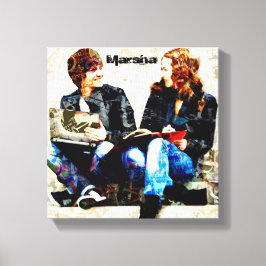 Gepersonaliseerde School Geëigend Tiener collage Canvas Afdruk