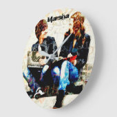 Gepersonaliseerde School Geëigend Tiener collage Grote Klok (Hoek)