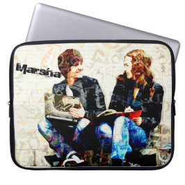 Gepersonaliseerde School Geëigend Tiener collage Laptop Sleeve