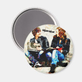 Gepersonaliseerde School Geëigend Tiener collage Magneet (Voorkant / Achterkant)