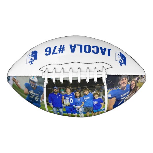 Gepersonaliseerde School Logo Football Gift (Voorkant)
