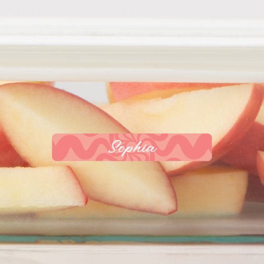 Gepersonaliseerde School Naam Labels voor Meisjes (Aangebracht)