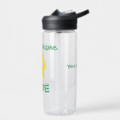 Gepersonaliseerde School Pride Paw Print Waterfles (Links)
